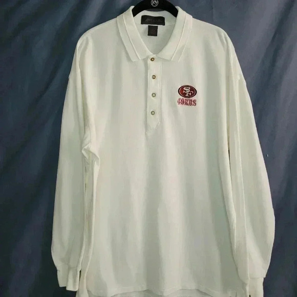 Antiqua 49ers Polo Shirt L - Picture 1 of 3